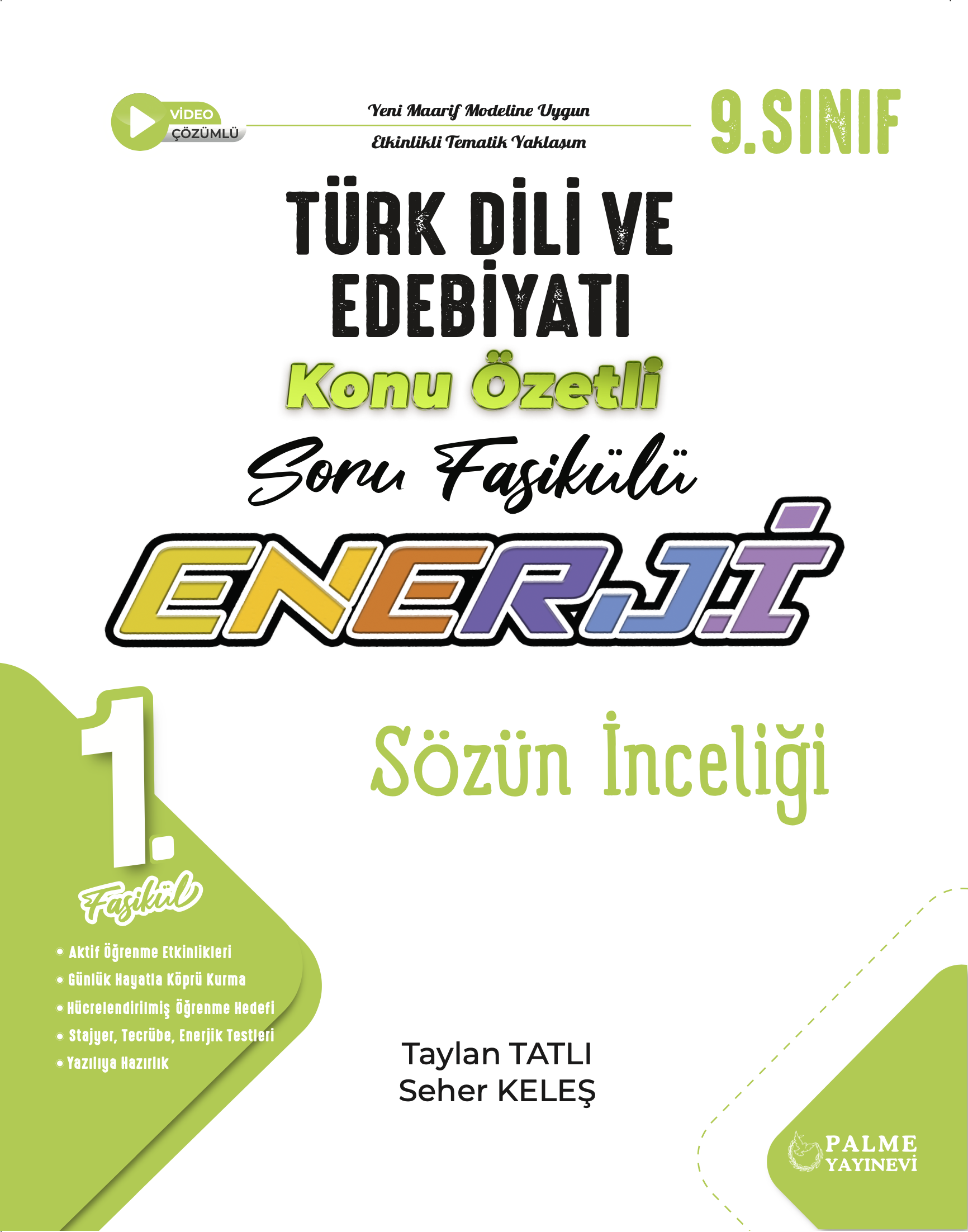 1. Fasikül (Sözün İnceliği) kapak görseli